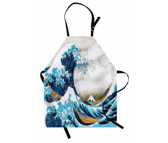 Oceanic Wave of Kanagawa Apron