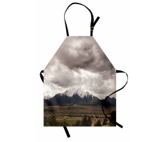 Mountains Colorado Gloomy Apron