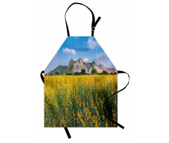 Sunhemp Flowers in a Meadow Apron