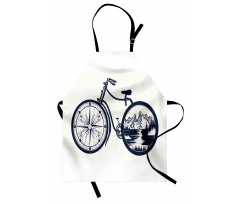 Compass and Landscape Wheels Apron