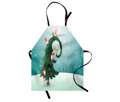 Christmas and Gnomes Apron