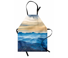 Blue Sea Cream Sky Apron