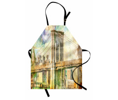 New York Brush Strokes Apron