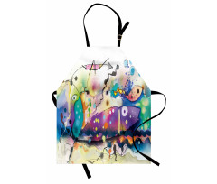 Modern Fine Art Paint Apron