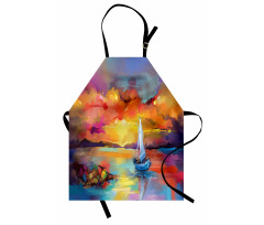 Impressionist Seascape Apron