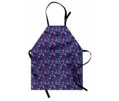 Paisley Teardrops Motif Apron