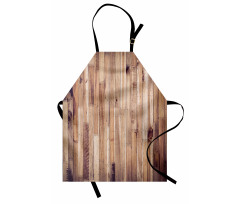 Aged Planks Pattern Apron