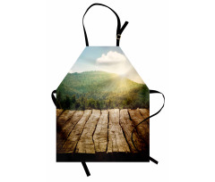 Mountain Side Landscape Apron