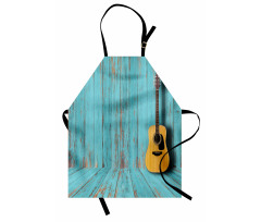 Guitar and Vintage Wall Apron