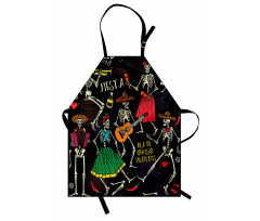 Dia de los Muertos Fiesta Apron