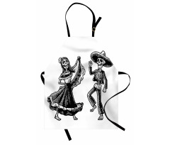 Day of the Dead Dancing Apron