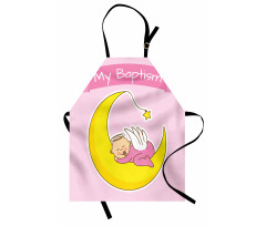 Moon Baby Girl Sleeping Apron