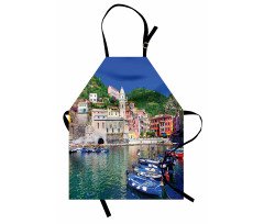 Panoramic Italian Village Apron