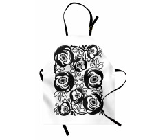 Flourish Motif Apron