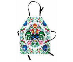 Traditional Polish Rooster Apron