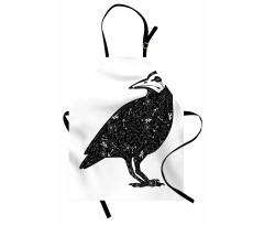 Gothic Art Ornate Bird Apron