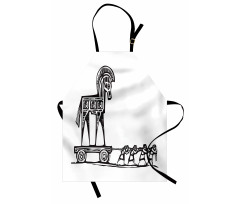 Greek Historic Troy Apron