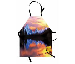 Grand Tetons View at Sunset Apron