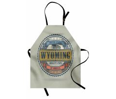 Grunge Stamp Equality State Apron