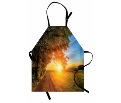 Tranquil Path at Sunset Apron