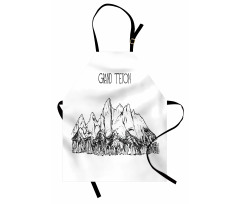 Simple Sketch Grand Teton Apron