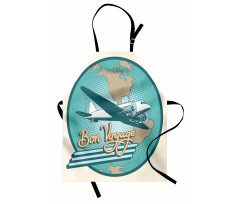 Bon Voyage and Retro Plane Apron