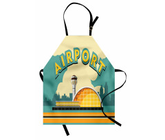 Nostalgic Airport Building Apron