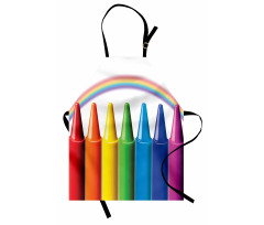 Painting Craft and Rainbow Apron