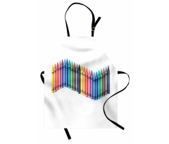 Tiny Wavy Painting Craft Apron