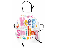 Vivid Keep Smiling Apron