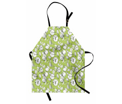 Sketch Drawn Citrus Fruit Apron