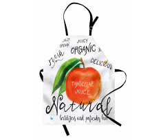 Watercolor Citrus Fruit Apron