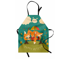 Foxes Umbrella Apron