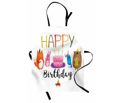 Cake Animal Friends Apron