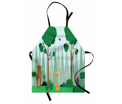 Woods Cartoon Apron