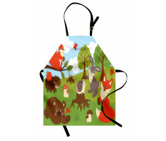 Woodland Fauna Apron