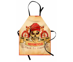Spooky Racer Motorcycle Apron