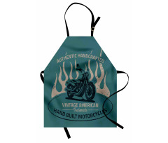 Retro Motorcycle Club Apron