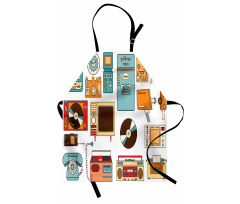 Vintage Electronics Art Apron