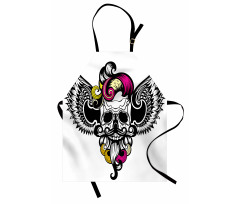 Crazy Design Skull Apron