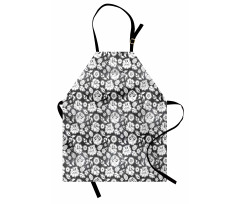 Nostalgic Monochrome Apron