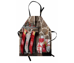 Stockings and Gift Boxes Apron