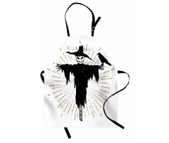 Halloween and Crow Apron