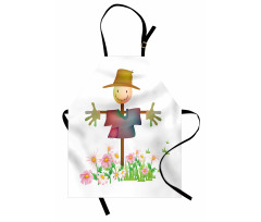 Smiling in Flowers Apron