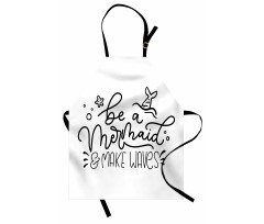 Marine Ornate Words Apron