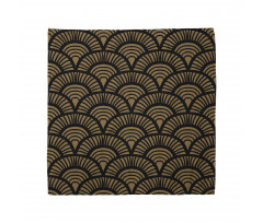 Retro Art Deco Seashells Bandana