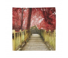 Autumn Farmhouse Woods Park Bandana