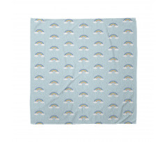 Simplistic Nursery Clouds Bandana