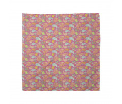 Colorful Eastern Floral Bandana