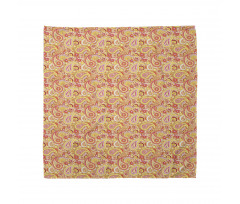 Buta Folk Motifs Floral Bandana